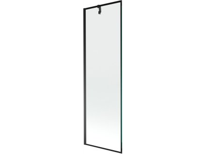 MEXEN/S - Next vanová zástěna FIX 60 x 150 cm, černá dekor, černá 895-060-000-00-70-70