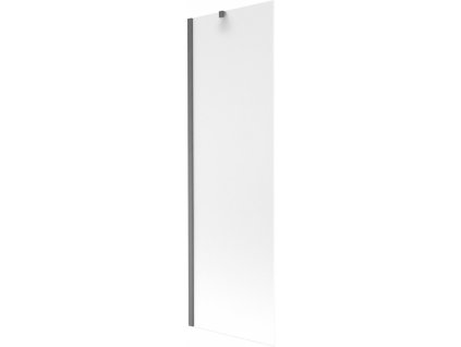 MEXEN/S - Next vanová zástěna FIX 60 x 150 cm, dekor, grafit kartáčovaná 895-060-000-00-30-66