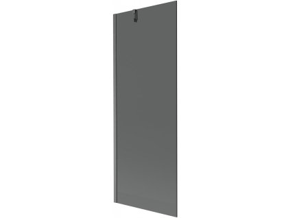 MEXEN/S - Next vanová zástěna FIX 70 x 150 cm, grafit, grafit kartáčovaná 895-070-000-00-40-66