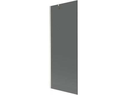 MEXEN/S - Next vanová zástěna FIX 70 x 150 cm, grafit, nikl kartáčovaná 895-070-000-00-40-97
