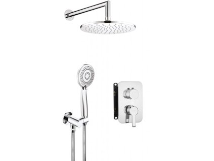 DEANTE - Arnika chrom - Sprchový set pod omítku, s baterií BOX BXYZ0QAM