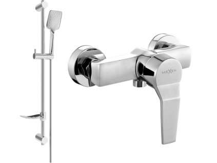 MEXEN/S - Caro DF72 sprchová baterie s příslušenstvím, chrom 74664DF72-00