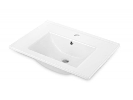 DEANTE - Floxs bílá - Keramické umyvadlo, vsazené - 60 cm CDI_6U6M