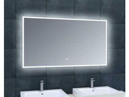 Zrcadlo Smart s funkcí Bluetooth a s LED osvětlením 1300x700x30 mm