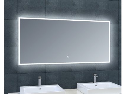 Zrcadlo Smart s funkcí Bluetooth a LED osvětlením 1500x700x30 mm