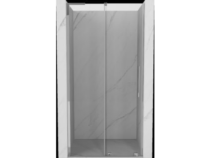MEXEN/S - Velar L posuvné sprchové dveře 120 cm, transparent, chrom 871-120-003-01-01