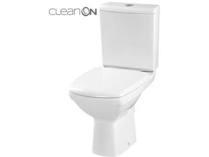 CERSANIT - WC KOMBI 482 CARINA NEW CLEAN ON 010  3/5l + sedátko duraplast soft close K31-044