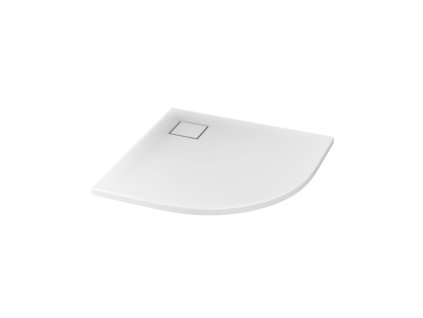 CERSANIT - Sprchová vanička TAKO SLIM 90X4, čtvrtkruh + sifon S601-120