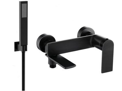 MEXEN/S - Zero SET vanová baterie s příslušenstvím R02, černá 7113R02-70