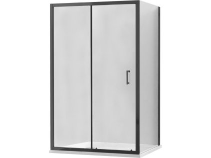 MEXEN/S - APIA sprchový kout 110x90, transparent, černá 840-110-090-70-00