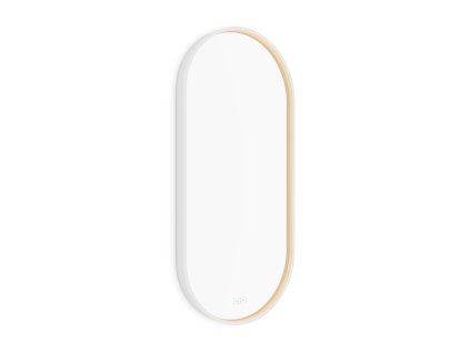 Bílé LED zrcadlo 500x1000 se dvěma dotykovými senzory