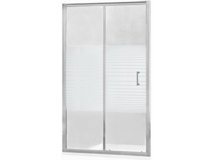 MEXEN - Apia posuvné sprchové dveře 125 cm dekor, chrom 845-125-000-01-20