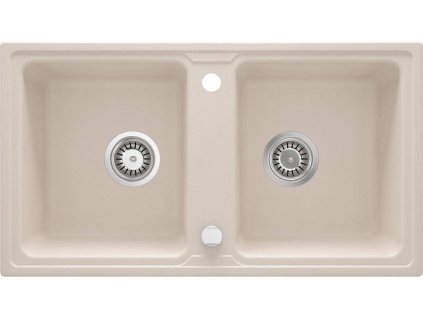 DEANTE - Zorba beige - Granitový dřez, 2 - bowl ZQZ_5203