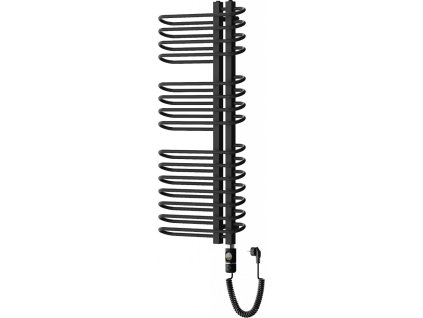 MEXEN/S - Ops radiátor + topná tyč 1300 x 550 mm, 900 W, černá W122-1300-550-2900-70