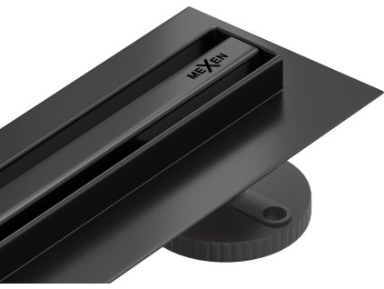 MEXEN - Flat 360 Slim podlahový žlab 90 cm otočný černá 1741090