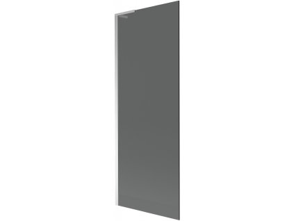 MEXEN/S - Next L vanová zástěna FIX 70 x 150 cm, grafit, chrom 895-070-000-03-40-01