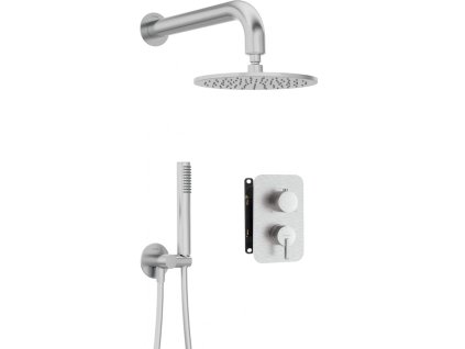 DEANTE - Silia Concealed BOX, baterie Podomítkový sprchový set, s baterií BOX - se sprchovou hlavicí BXYYFQSM
