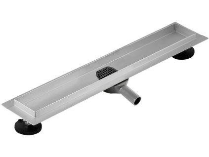 MEXEN - Flat žlab bez roštu otočný 100 cm nerez 1040100