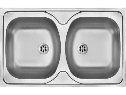 DEANTE - Tango nerez satin - Nerezový dřez, 2 - bowl - celoplošný ZM5_0200