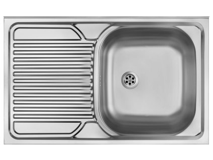 DEANTE - Tango nerez satin - Nerezový dřez, 1 - bowl s odkapávačem, on the left side - celoplošný ZM5_011L