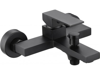 MEXEN - Nástěnná vanová baterie Uno, černá 71430-70