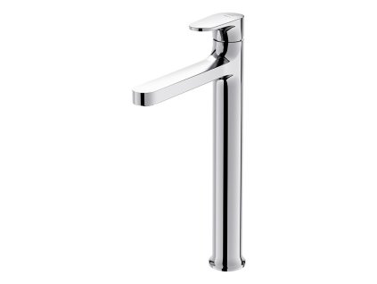 CERSANIT - Stojánková vysoká umyvadlová baterie INVERTO, páková, chrom + černá páčka S951-301