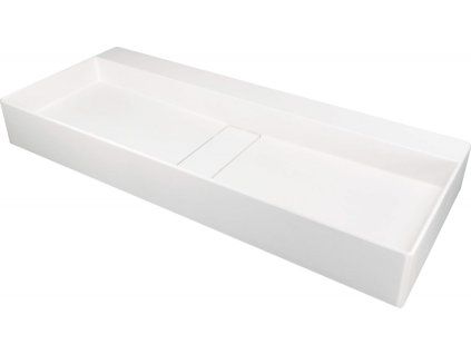 DEANTE - Umyvadlo Blur, granit, s deskou - s krycí deskou CQB_AU8S