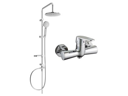MEXEN/S - Carl sprchová souprava s baterií Kama, chrom 72540240-00