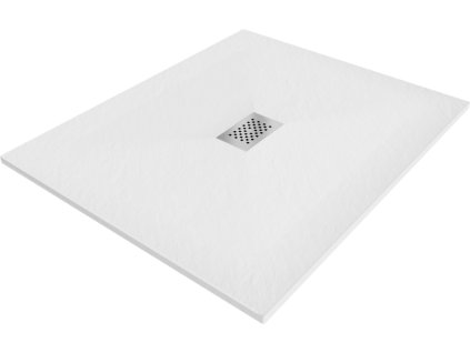 MEXEN/S - Hugo sprchová vanička SMC 110x100, bílá, krytka nerez 42101011-X