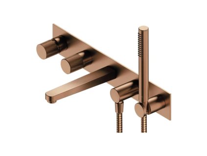 OMNIRES - CONTOUR vanová baterie pod omítku, kartáčovaná měď CT8037-1CPB