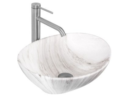 REA - Umyvadlo na desku Sofia Ash Matt REA-U6362