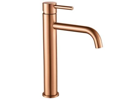 REA - Umyvadlová baterie LUNGO - broušené Copper, vysoká REA-B1114