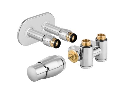 thermcomb set stredovy ventil z4k s pripojenim pro elektrickou tyc
