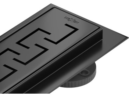 MEXEN/S - Flat M15 odtokový žlab 80 cm černý 1724080-15