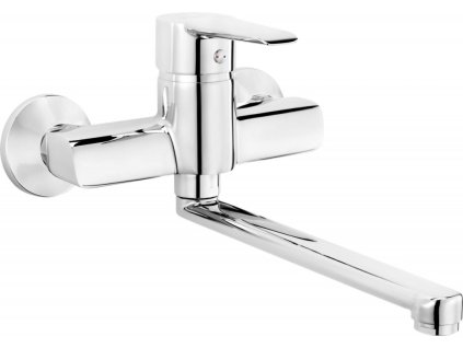 DEANTE - Corio chrom - Dřezová baterie, nástěnná - ECO - cartridge BFCE080M