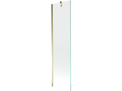 MEXEN/S - Next vanová zástěna FIX 50x150, transparent, zlatá 895-050-000-00-00-50