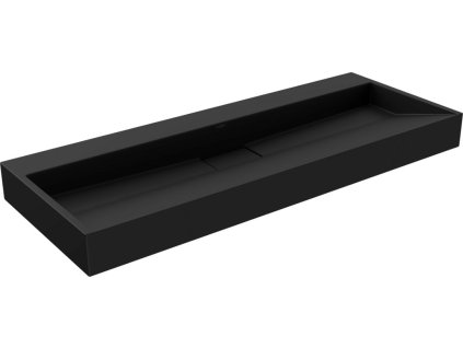 MEXEN - Ava umyvadlo na desku litý mramor B/O 120 x 46, černá 23011270