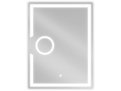 MEXEN - Onyx zrcadlo s osvětlením s kosmetickým zrcátkem 60 x 80, LED 600 9813-060-080-611-00