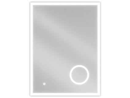 MEXEN - Kala zrcadlo s osvětlením s kosmetickým zrcátkem 60 x 80, LED 600 9820-060-080-611-00