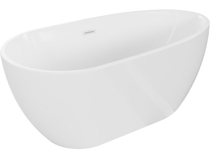 MEXEN/S - Eos volně stojící vana 150 x 75, bílá, sifon a přepad bílá 52471507500-20