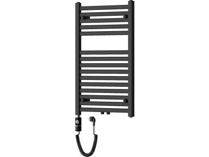 MEXEN/S - Hades radiátor + topná tyč 800 x 500 mm, 600 W, černá W104-0800-500-2600-70