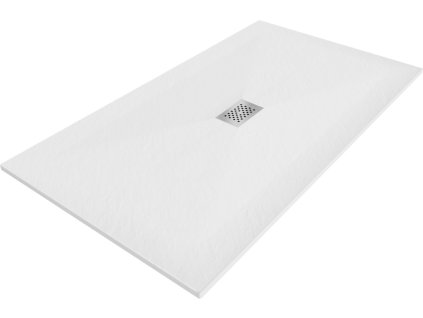 MEXEN/S - Hugo sprchová vanička SMC 200x100, bílá, krytka nerez 42101020-X