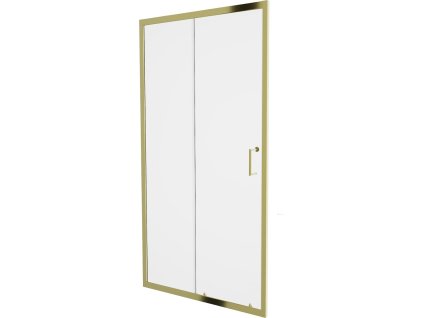 MEXEN - Apia posuvné sprchové dveře 90, transparent, zlaté 845-090-000-50-00