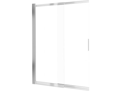 DEANTE - Prizma chrom Vanová zástěna, 100x140 cm KTJ_073R