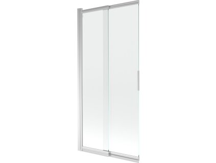 MEXEN - Fox 2-křídlá posuvná vanová zástěna 85 x 150, transparent, chrom 891-085-002-01-00