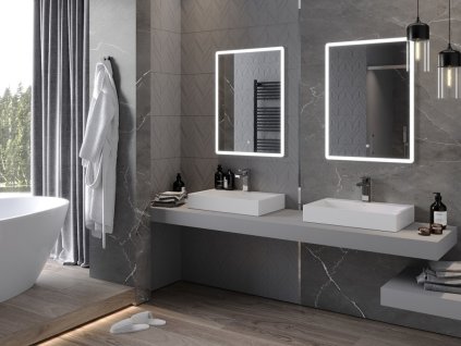 MEXEN - Navia zrcadlo s osvětlením 60 x 80, LED 6000K, 9803-060-080-611-00