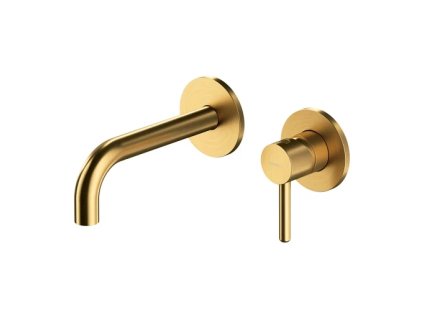 OMNIRES - Y podomítková umyvadlová baterie, nástěnný prvek, broušené zlato Y1215HROGLB