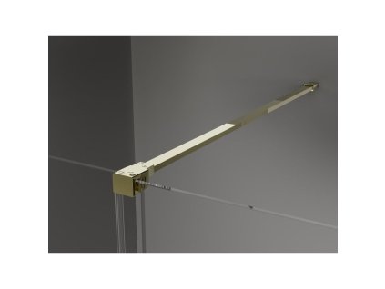 MEXEN/S - Velar sprchový kout, posuvné dveře 100 x 110, dekor, zlato 871-100-110-31-50