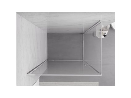 MEXEN/S - Exo sprchový kout dveře křídlové 85 x 75, transparent, chrom 817-085-075-01-00