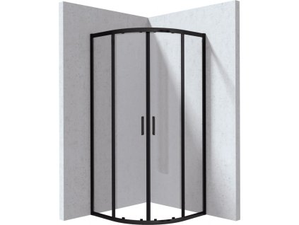 DEANTE - Funkia Evo půlkulatý sprchový kout, půlkulatý, 80x80 cm, KYP_N088P